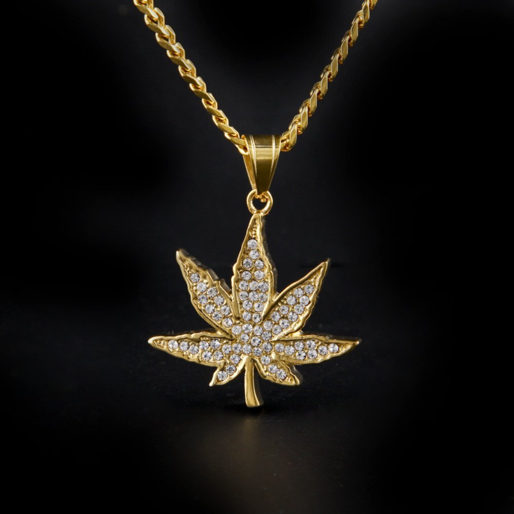 iced out weed chain