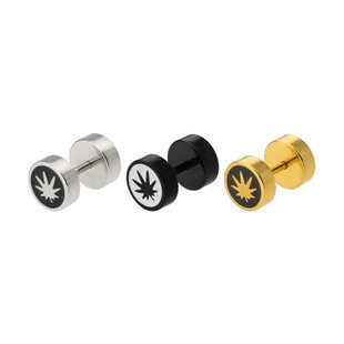 Mens screw back stud on sale earrings