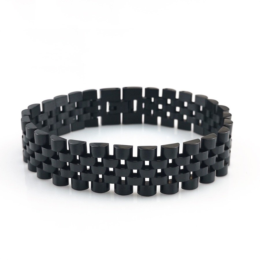rolex bracelet black