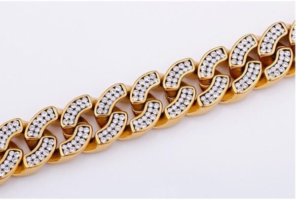 20mm Big Iced Cuban Link Bracelet - Image 5