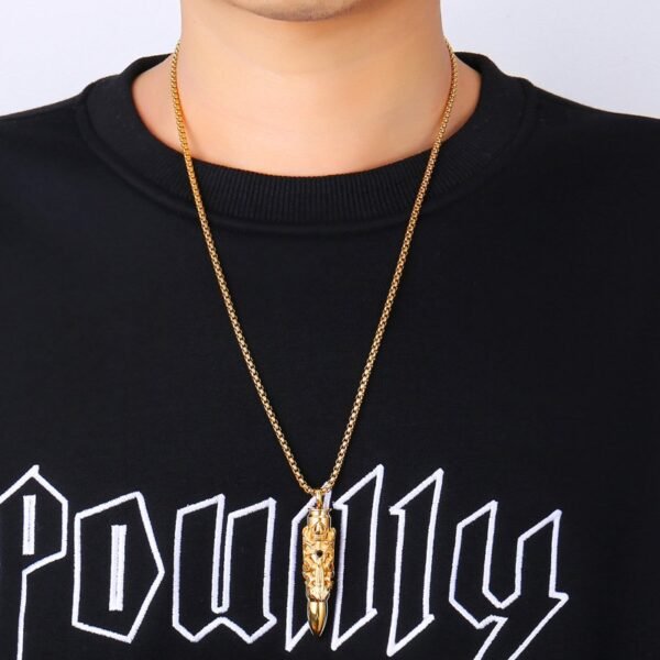 Gold 3D Dragon Bullet Chain - Image 8