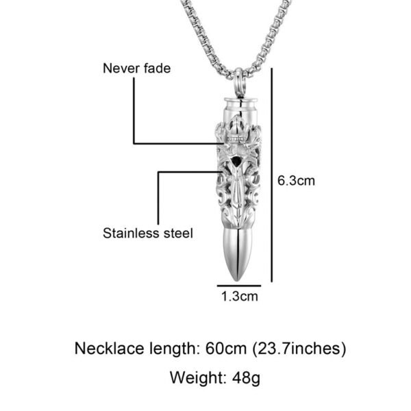 Gold 3D Dragon Bullet Chain - Image 11