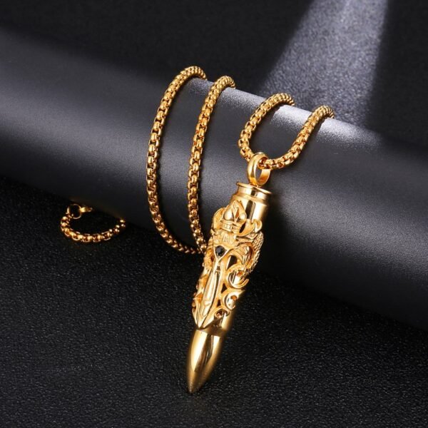 Gold 3D Dragon Bullet Chain - Image 6