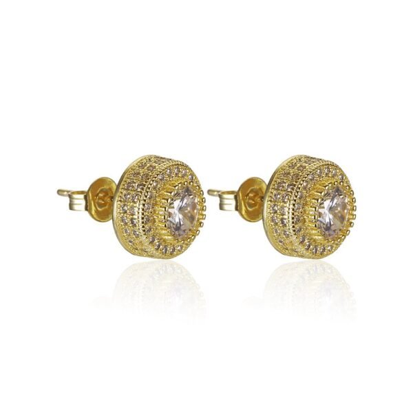 Doughboy Iced Dot Stud Earring - Image 5