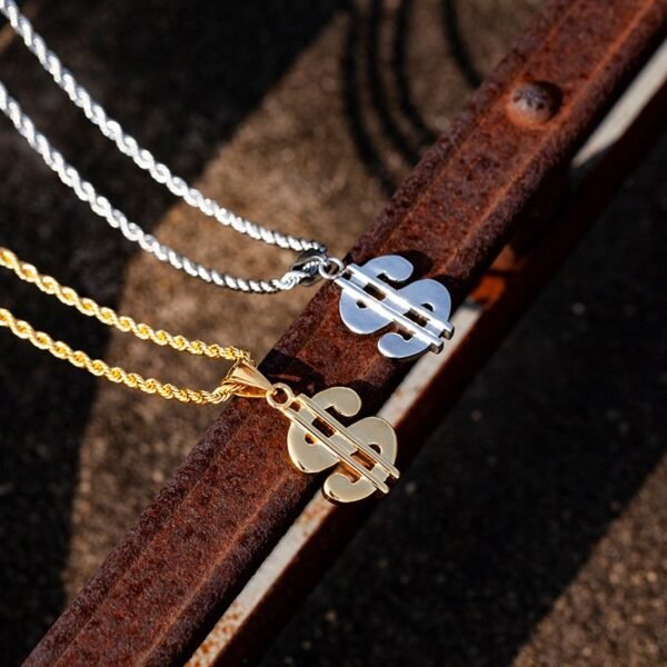 Crack Label Simple Dollar Sign Chain - Image 2