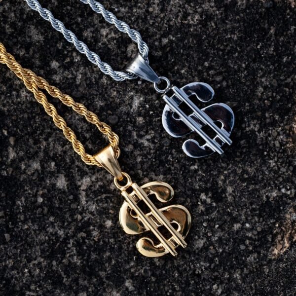 Crack Label Simple Dollar Sign Chain - Image 5