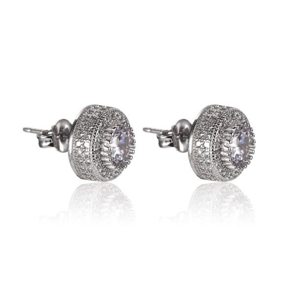 Doughboy Iced Dot Stud Earring