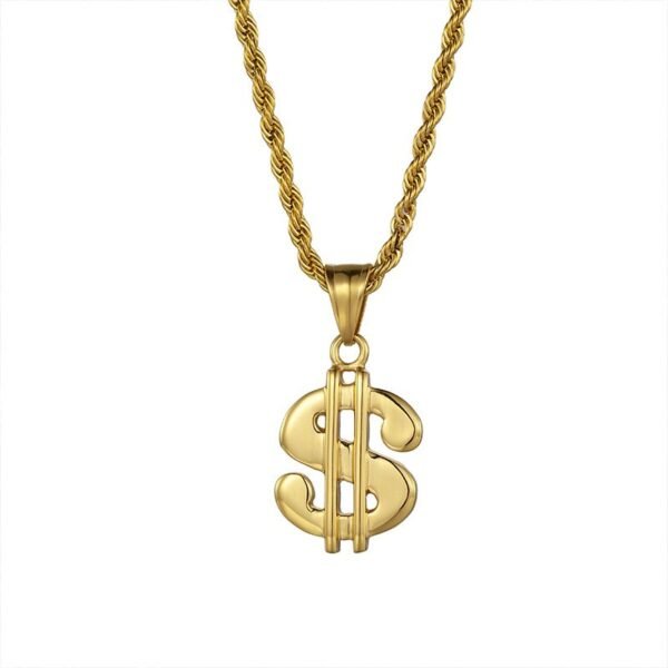 Crack Label Simple Dollar Sign Chain - Image 3