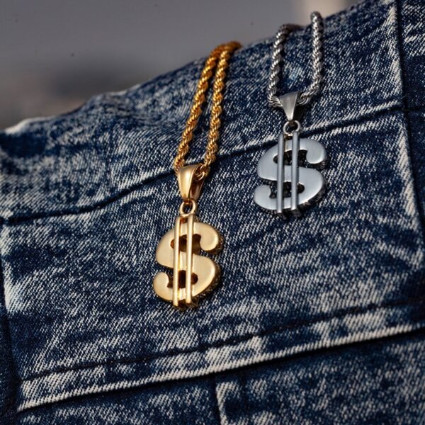 Crack Label Simple Dollar Sign Chain - Image 7