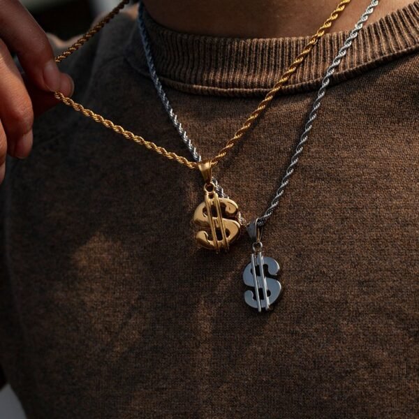 Crack Label Simple Dollar Sign Chain - Image 10