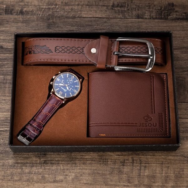 3 in 1 – Ritzy Leather Gift Set | Mens Gift Set | Gift Idea for a Man - Image 2
