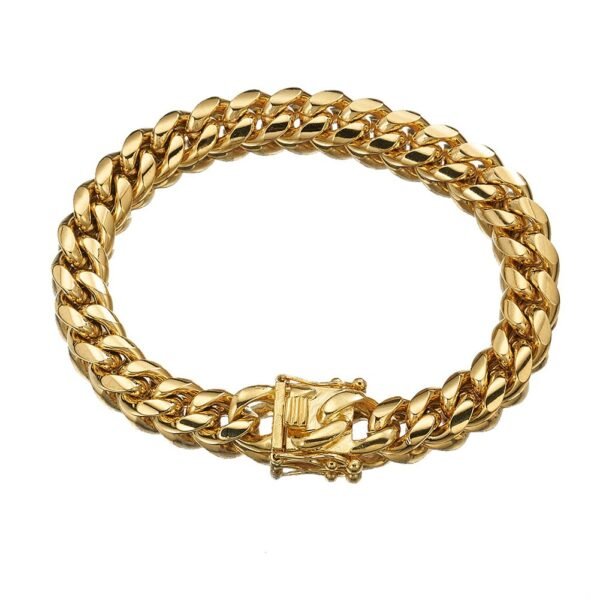 8mm Classico Miami Cuban Link Bracelet - Image 4