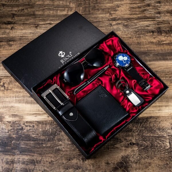 6 in 1 - Soignée Men's Gift Set - Complete Fashion Gift Set - Valentines Gift Ideas - Image 10