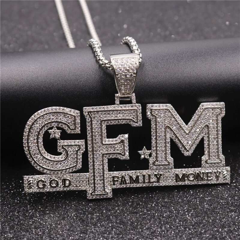 Iced Out "God, Family & Money" Chain