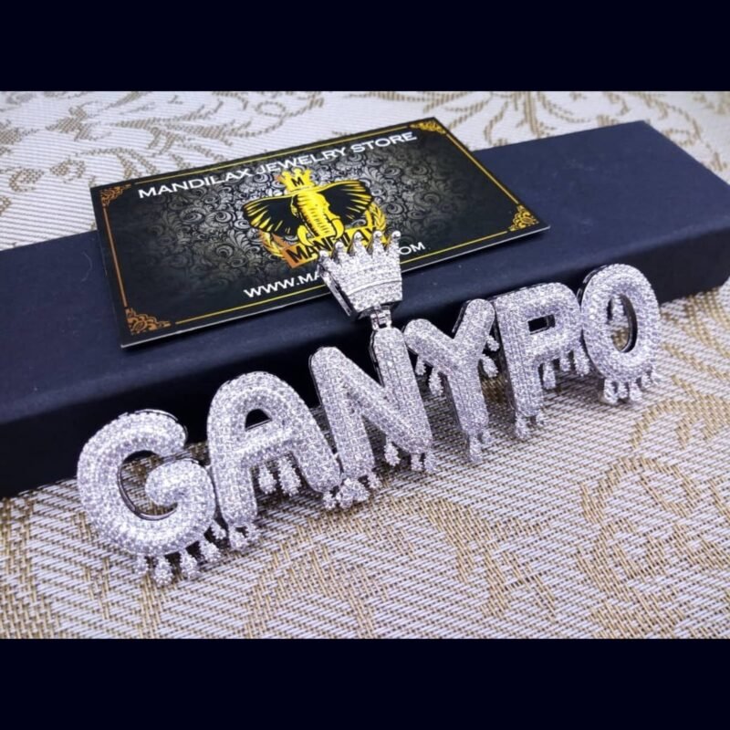 Mini Crown Dripping Customized Jewelry | Real Gold Plating