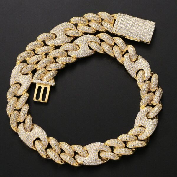 Iced Out Mariner Cuban Link Chain - Image 3