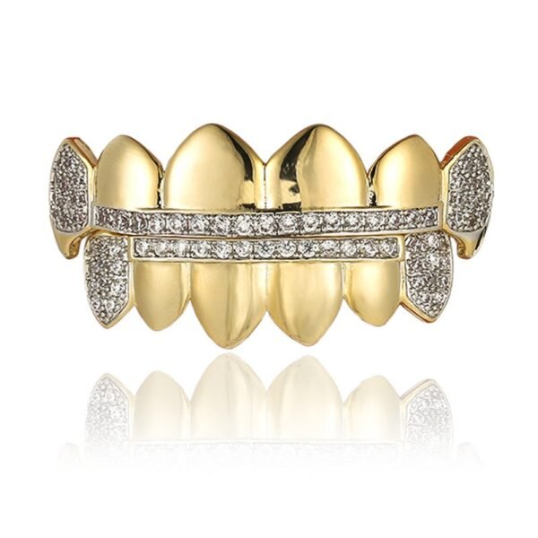 Gold Laced Connect Bridge Teeth Grills