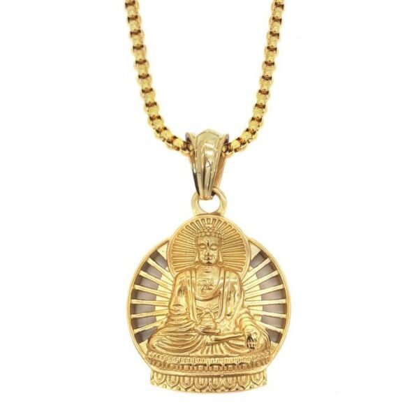 Gold Shamuni Buddha Chain