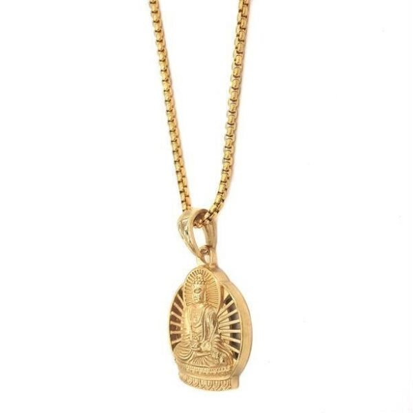 Gold Shamuni Buddha Chain - Image 2