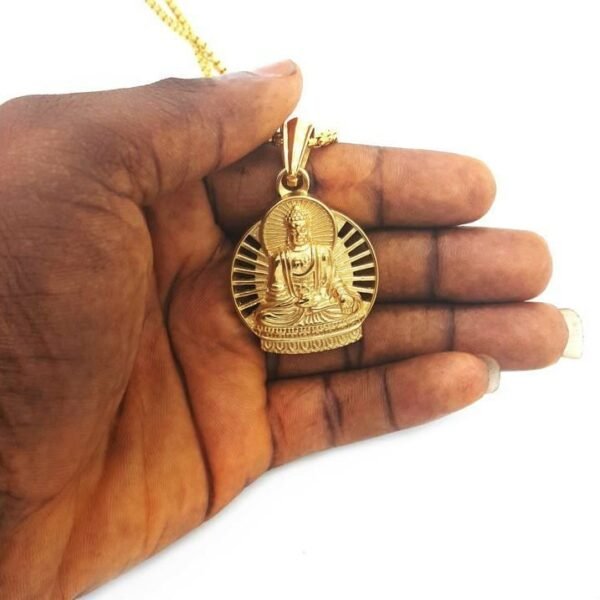 Gold Shamuni Buddha Chain - Image 6