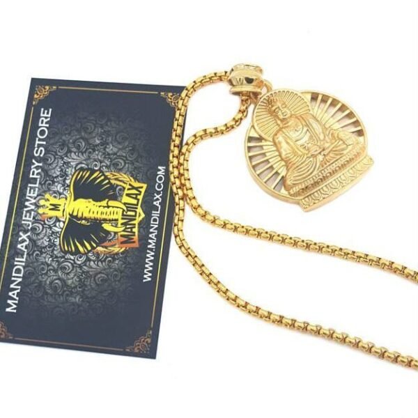 Gold Shamuni Buddha Chain - Image 8