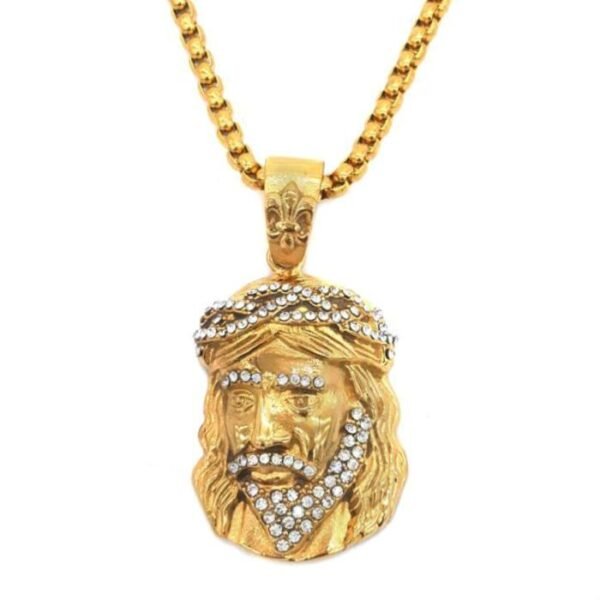 G-Eazy Gold Jesus Piece Chain - Image 8