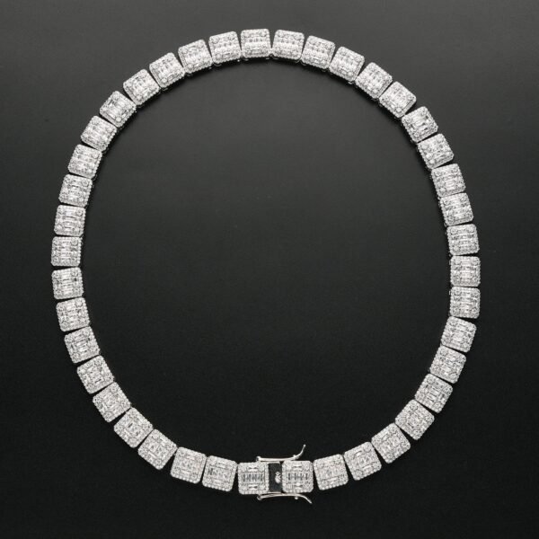 Iced Out Invisible Square Baguette Chain - Image 5