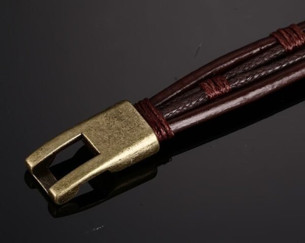 Retro Style Genuine Leather Bracelet - Image 6