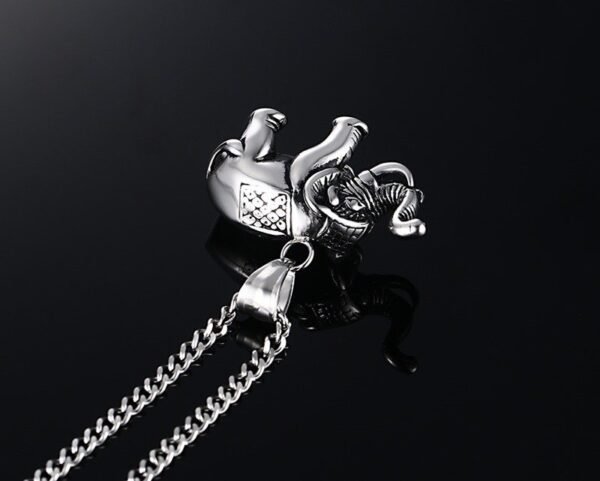 Vintage Silver 3D Elephant Chain - Image 5