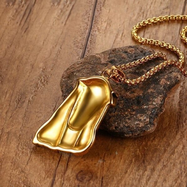 Vintage Gold Jesus Piece Chain - Image 3