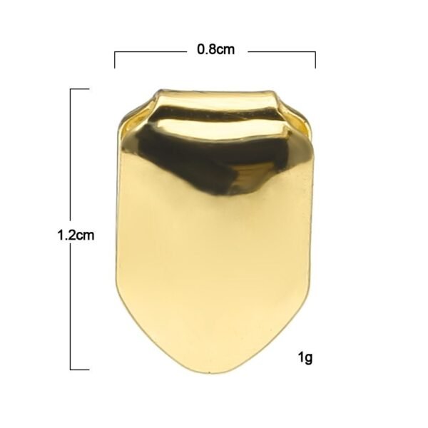 Gold Plated "Alhaji" Single Top Teeth Grill - Image 5