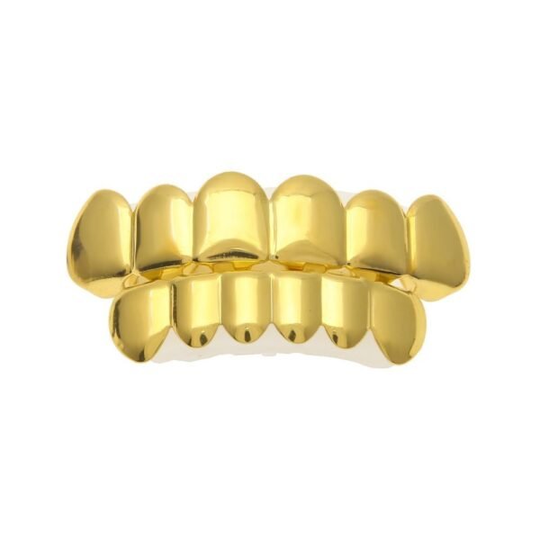 Classic Plain Gold Teeth Grill Set - Image 3