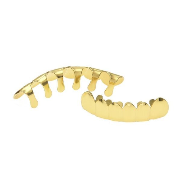 Classic Plain Gold Teeth Grill Set - Image 2