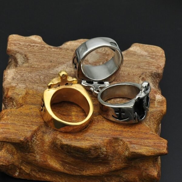 Vintage Pirate Ahoy Anchor Ring - Image 3