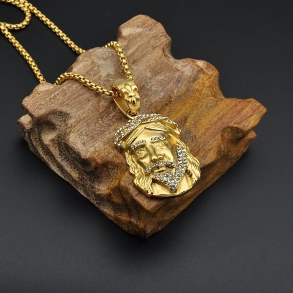 G-Eazy Gold Jesus Piece Chain - Image 4