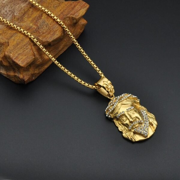 G-Eazy Gold Jesus Piece Chain - Image 5