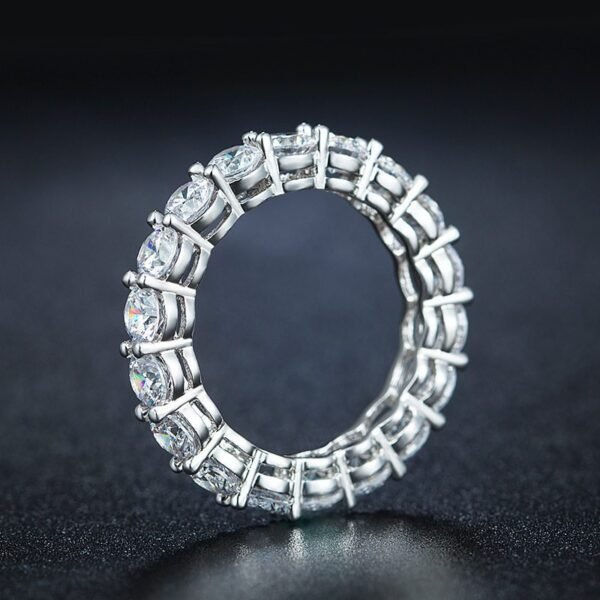 Double Stackable Tennis Pinky Ring - Image 3
