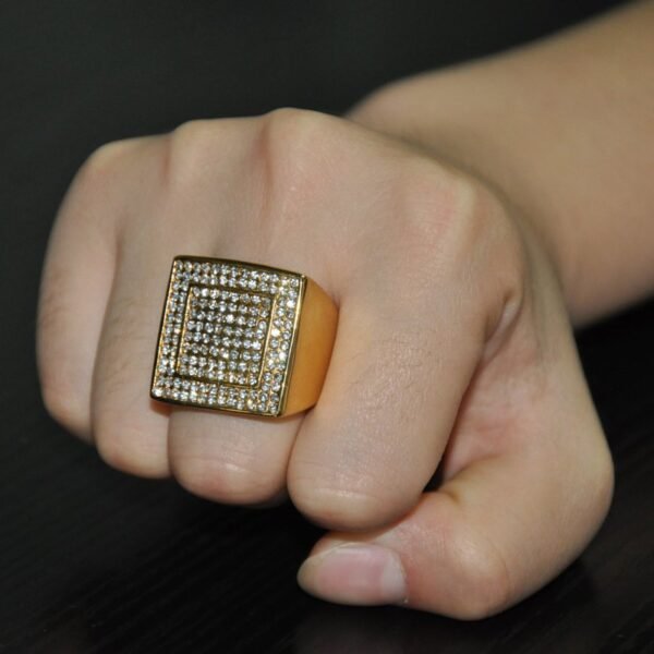Iced Out Classic "Don Mafo" Signet Ring