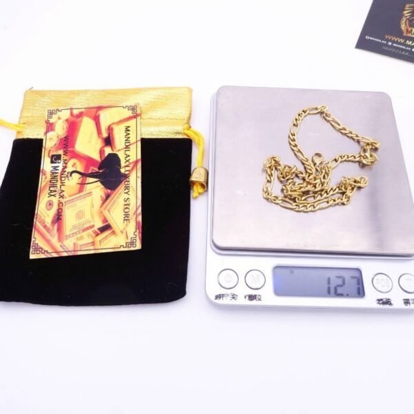 Simple Gold Retro Figaro Tiny Chain NC-004 - Image 5
