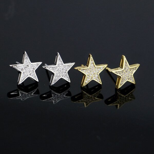 Briella Gin Simple Star Flooded Stud Earring
