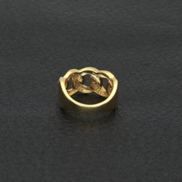 Vogue Iced Out Miami Cuban Ring - Image 4
