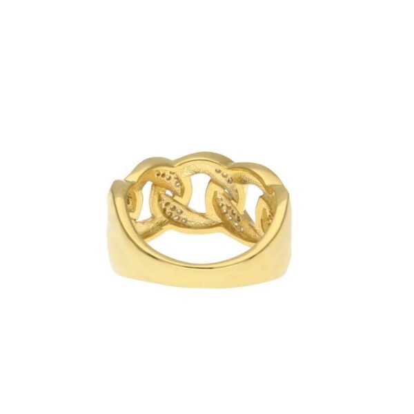 Vogue Iced Out Miami Cuban Ring - Image 5