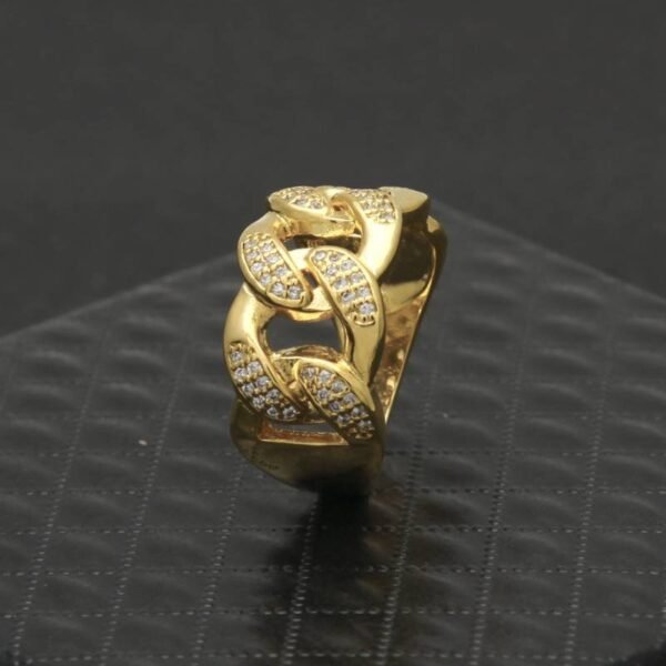 Vogue Iced Out Miami Cuban Ring - Image 6