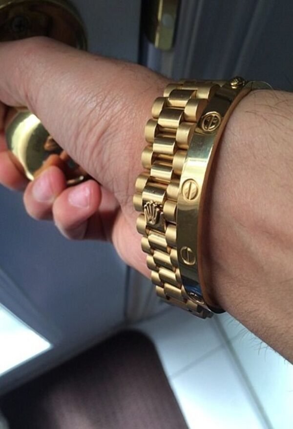 Gold Presidential RoIlie Bracelet - Image 7