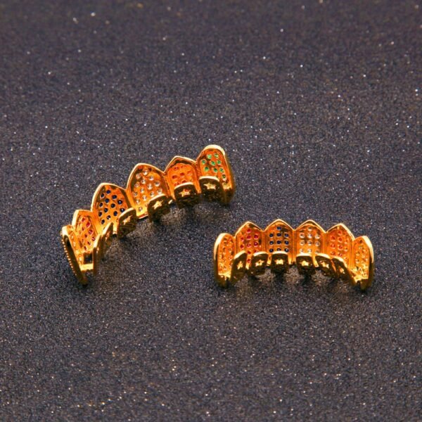 Custom Lil Yatchy Colorful Tooth Grillz - Image 3