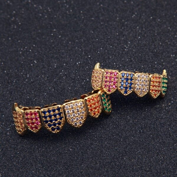 Custom Lil Yatchy Colorful Tooth Grillz - Image 6