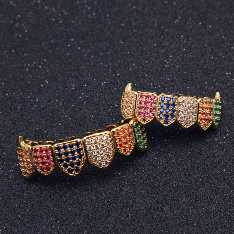 Custom Lil Yatchy Colorful Tooth Grillz - Image 6