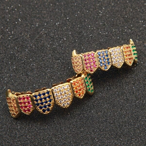 Custom Lil Yatchy Colorful Tooth Grillz - Image 7