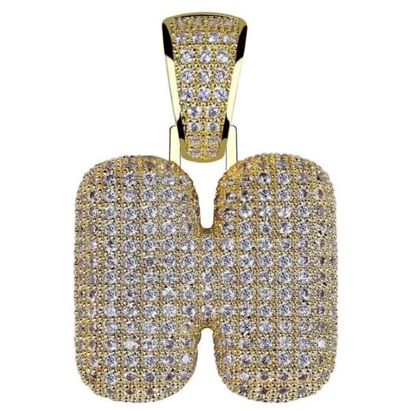 Iced Out Bubble Alphabet Chain - Image 8