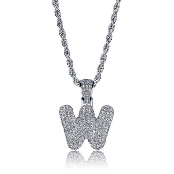 Iced Out Bubble Alphabet Chain - Image 21